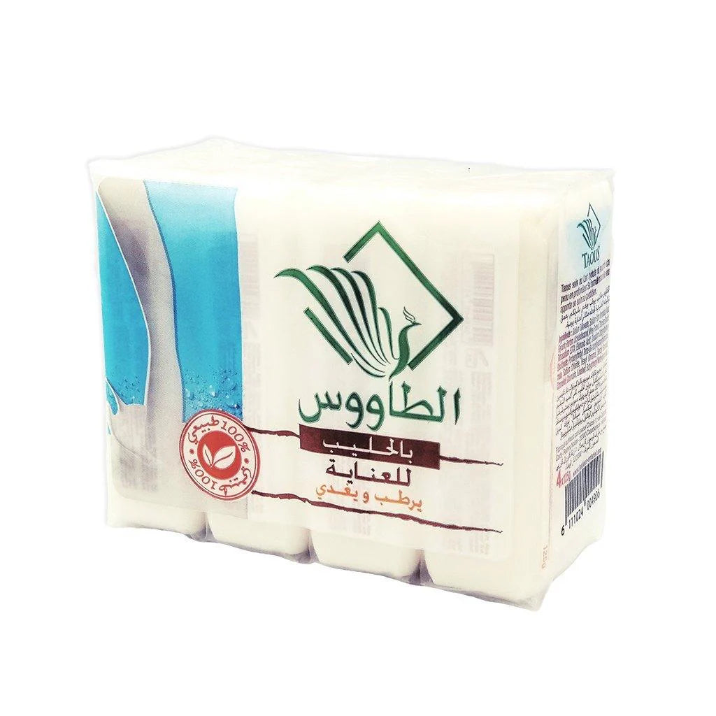 TAOUS Natural Milk Soap Bar 4x125g