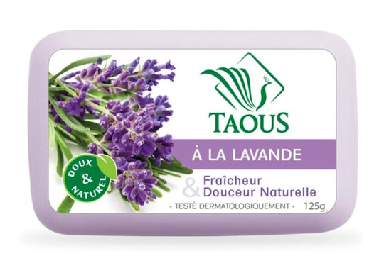 TAOUS Natural Lavender Soap Bar 4x125g